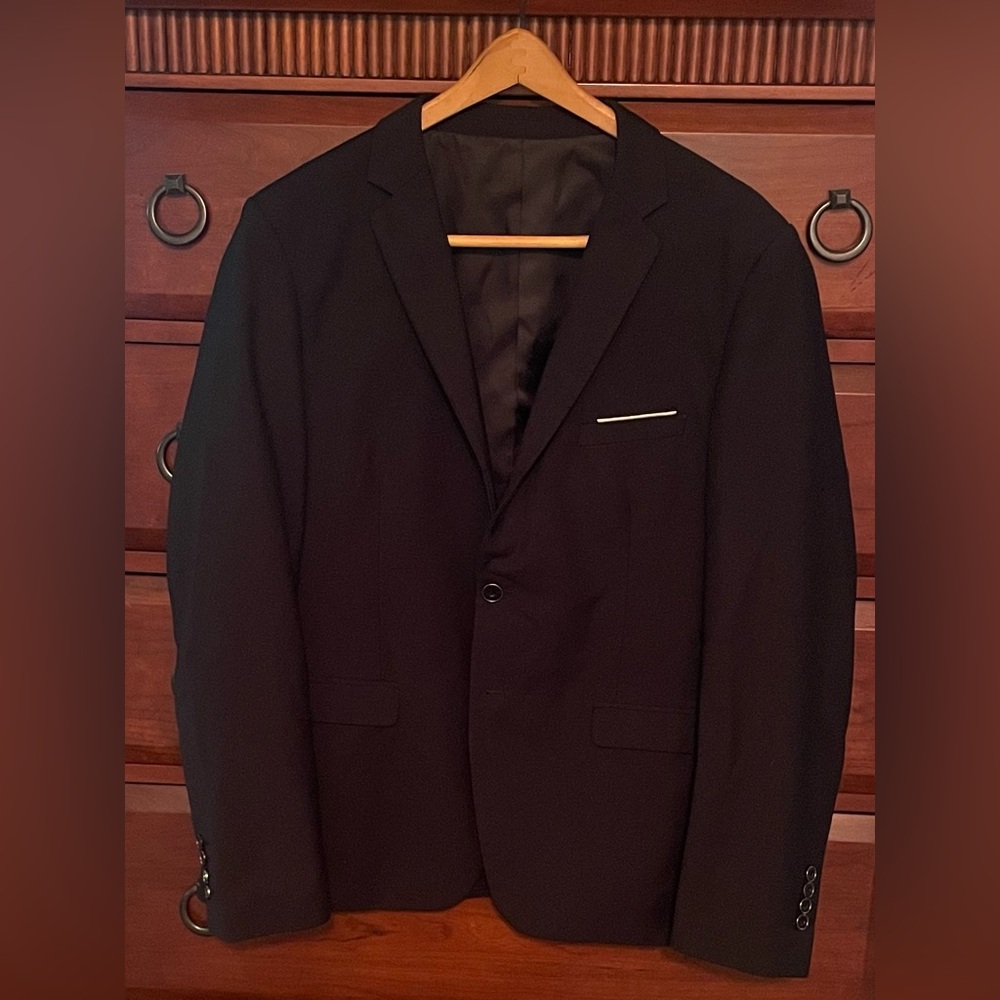 Men's Black Suit- Blazer and Suit Pants